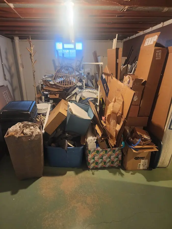 Roll-off dumpster container at job site for Construction Dumpster Rental in Enumclaw